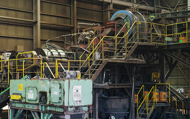 非鉄選別プラント(アルミ重液選別装置)